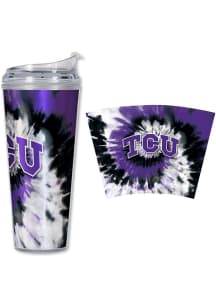 TCU Horned Frogs 24oz Metallic Tumbler
