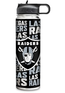 Las Vegas Raiders 22oz Stainless Steel Tumbler - Silver