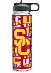 Silver USC Trojans 22oz Stainless Steel Tumbler