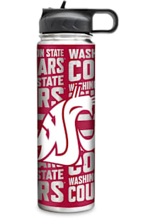 Washington State Cougars 22oz Stainless Steel Tumbler - Silver