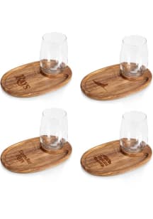 Tampa Bay Rays 4 Piece Wine and Appetizer Serving Tray