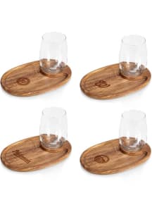Washington Nationals 4 Piece Wine and Appetizer Serving Tray