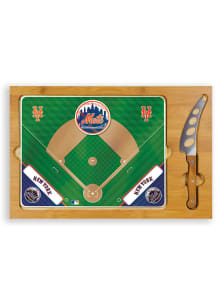 New York Mets Icon Glass Top Cutting Board
