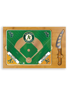 Oakland Athletics Icon Glass Top Cutting Board