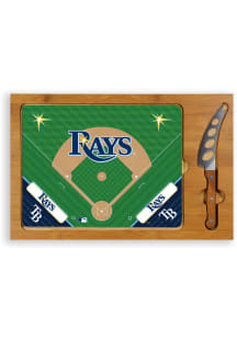 Tampa Bay Rays Icon Glass Top Cutting Board
