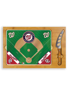 Washington Nationals Icon Glass Top Cutting Board