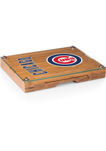 Chicago Cubs Concerto Tool Set and Glass Top Cheese Serving Tray
