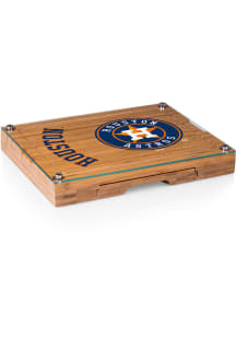 Houston Astros Concerto Tool Set and Glass Top Cheese Serving Tray