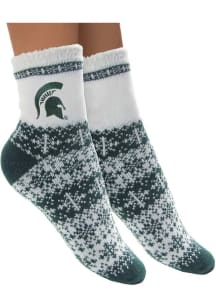 Michigan State Spartans Holiday Womens Crew Socks