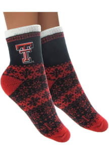 Texas Tech Red Raiders Holiday Womens Crew Socks