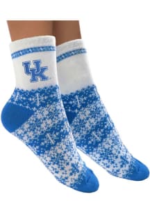 Kentucky Wildcats Holiday Womens Crew Socks