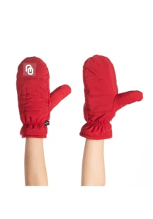 Oklahoma Sooners Puffer Womens Gloves