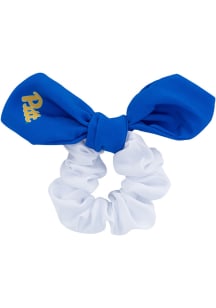 Pitt Panthers Colorblock Bow Womens Hair Scrunchie