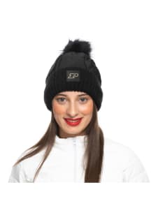 Purdue Boilermakers Gold Puffer Set Womens Knit Hat