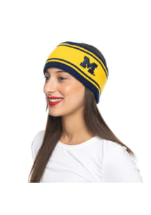 Michigan Wolverines Stripe Womens Headband