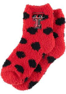 Texas Tech Red Raiders Fuzzy Dot Youth Quarter Socks