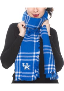 Kentucky Wildcats Plaid Blanket Womens Scarf