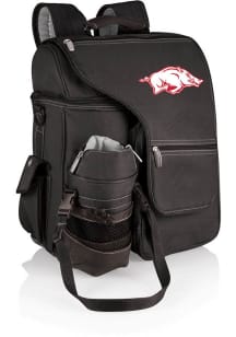 Picnic Time Arkansas Razorbacks Black Turismo Cooler Backpack