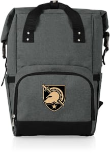 Picnic Time Army Black Knights Grey Roll Top Cooler Backpack