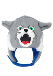 Kentucky Wildcats Infant Mascot Baby Knit Hat - Grey
