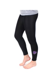 K-State Wildcats Womens Black Embroidered Pants