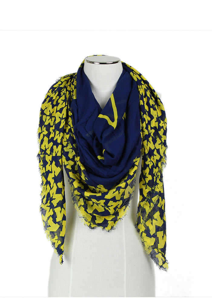 Michigan Wolverines Oversized Square Womens Scarf