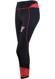 Texas Tech Red Raiders Womens Black Tackle Ankle Biter Pants
