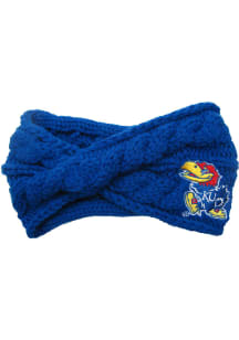 Kansas Jayhawks Cable Knit Womens Headband