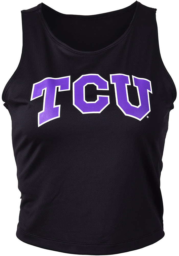 TCU Horned Frogs Womens Black First Down Tank Top
