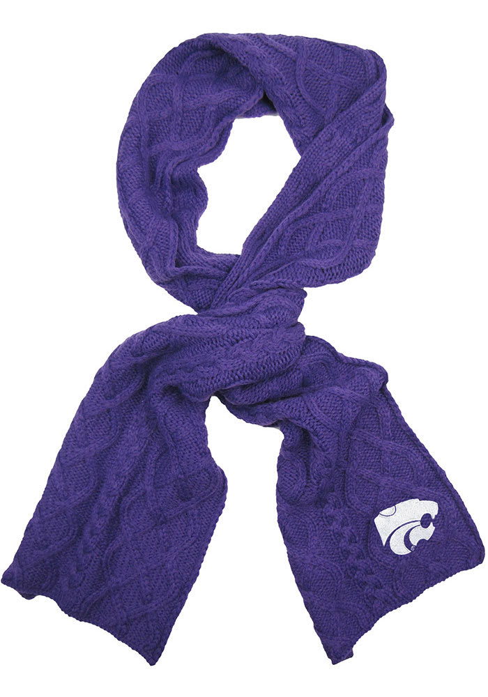 K-State Wildcats Cable Scarf Womens Scarf