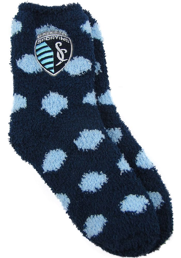 Sporting Kansas City Fuzzy Dot Womens Quarter Socks