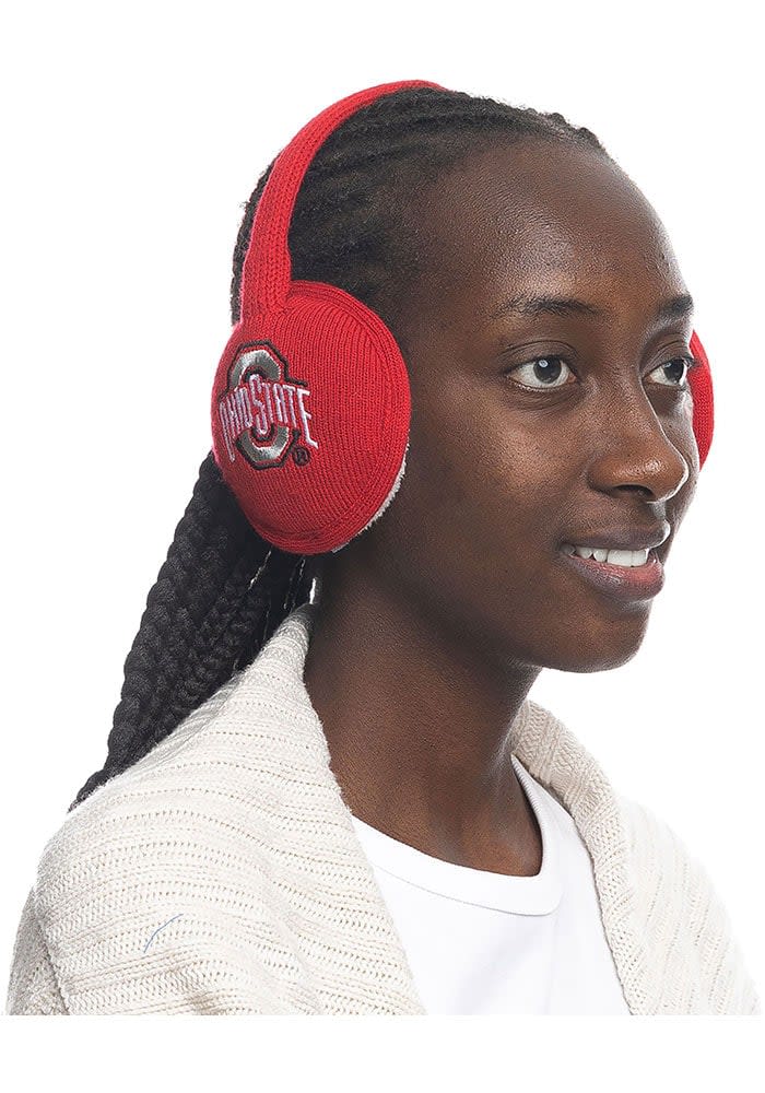 Ohio State Buckeyes Team Color Womens Ear Muffs