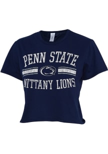 Penn State Nittany Lions Womens Navy Blue Divine Short Sleeve T-Shirt