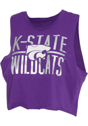 K-State Wildcats Womens Purple Elevated Tank Top