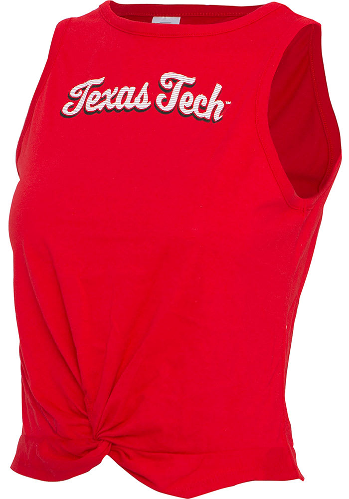 Texas Tech Red Raiders Womens Red Twist Tank Top