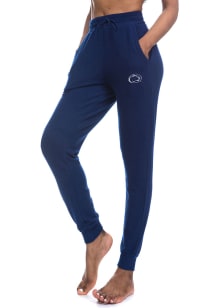 Penn State Nittany Lions Womens Sweater Jogger Navy Blue Sweatpants