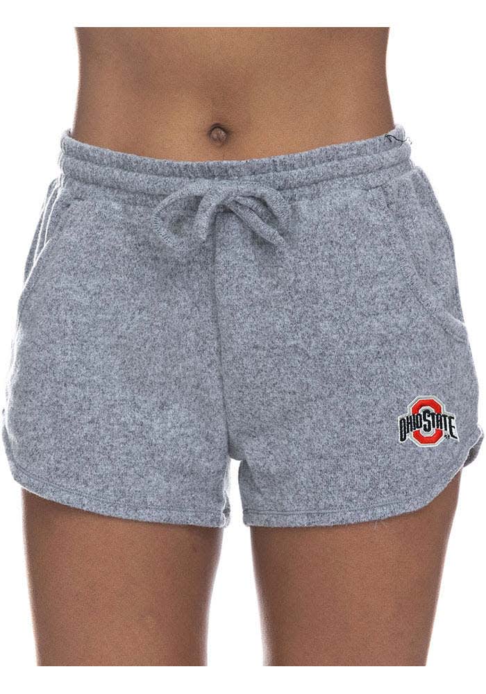 Ohio State Buckeyes Womens Grey Sweater Shorts