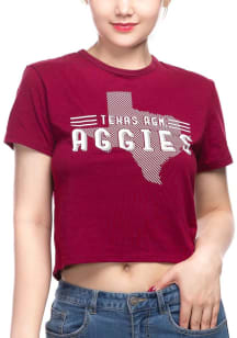 Texas A&amp;M Aggies Womens Maroon Bam Short Sleeve T-Shirt