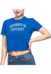 Kentucky Wildcats Womens Blue Classic Short Sleeve T-Shirt