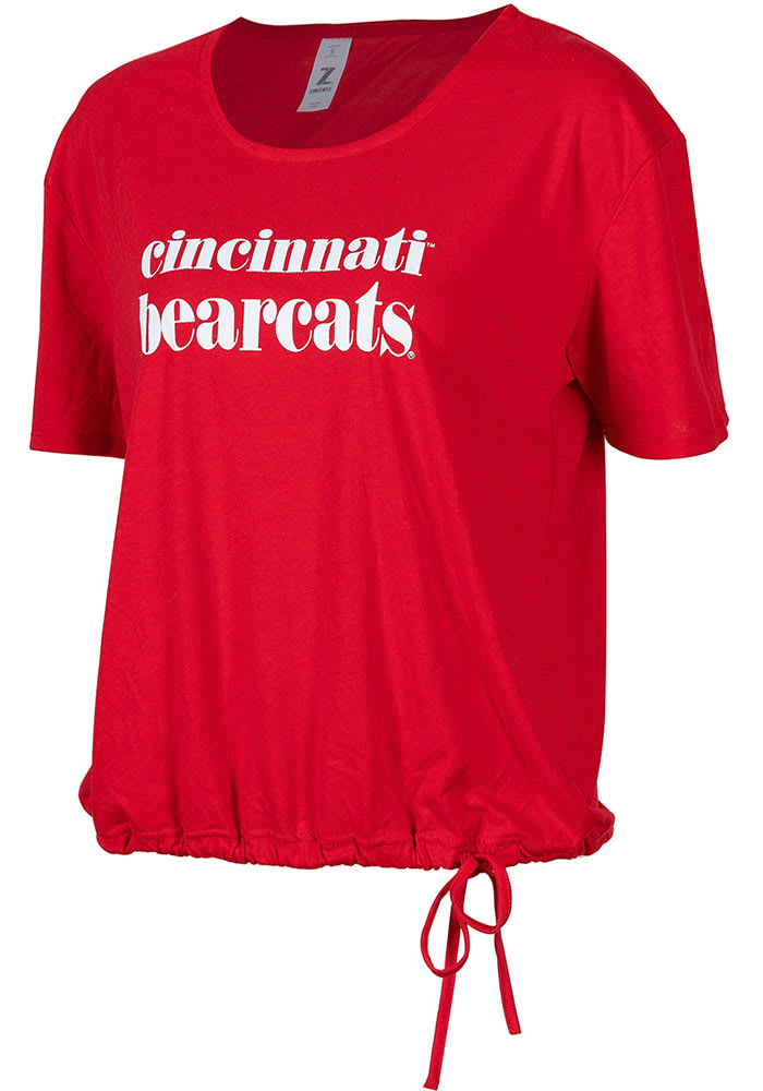 Cincinnati Bearcats Womens Red Cinch Short Sleeve T-Shirt