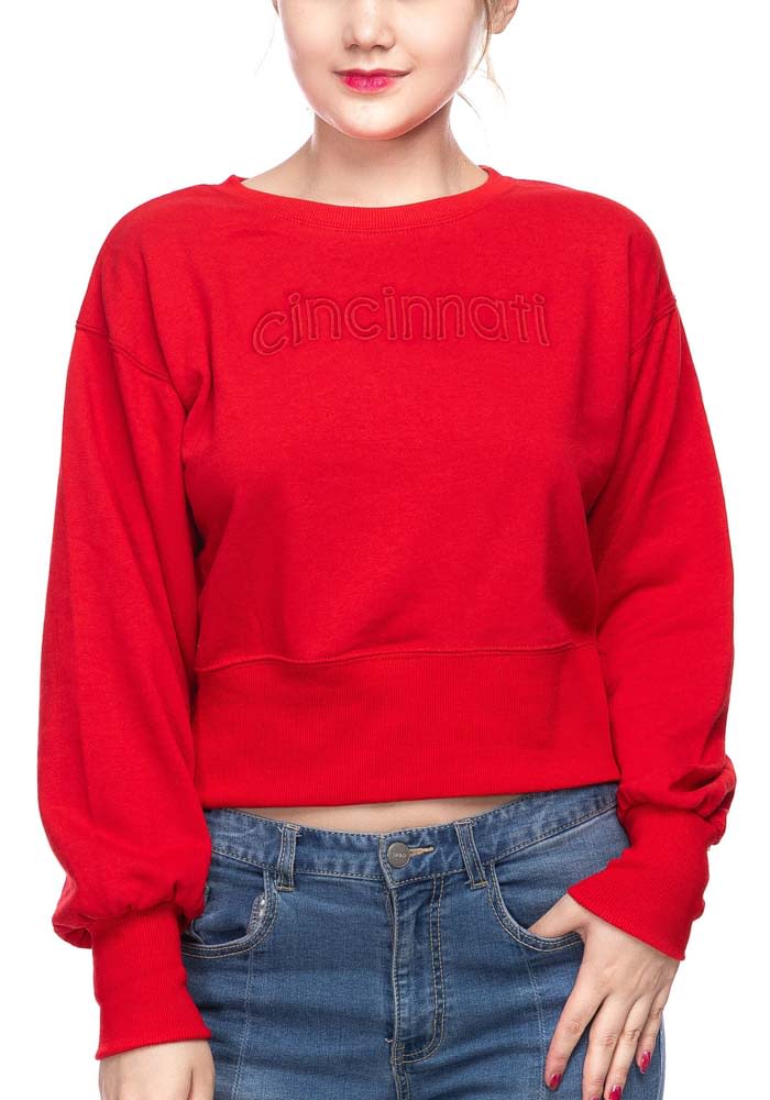 Retro Brand Louisville Cardinals Women's Haachi Crew Sweatshirt