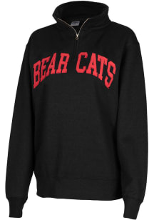 Cincinnati Bearcats Womens Black Sport 1/4 Zip Pullover