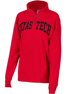 Texas Tech Red Raiders Womens Red Sport 1/4 Zip Pullover