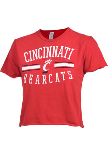Cincinnati Bearcats Womens Red Divine Short Sleeve T-Shirt