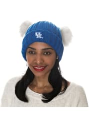 Kentucky Wildcats Blue Two Pom Womens Knit Hat
