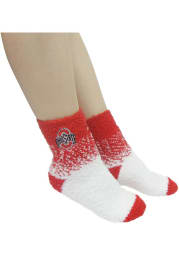 Ohio State Buckeyes Ombre Womens Quarter Socks