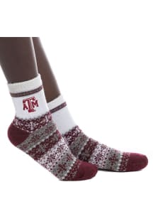 Texas A&amp;M Aggies Holiday Womens Quarter Socks