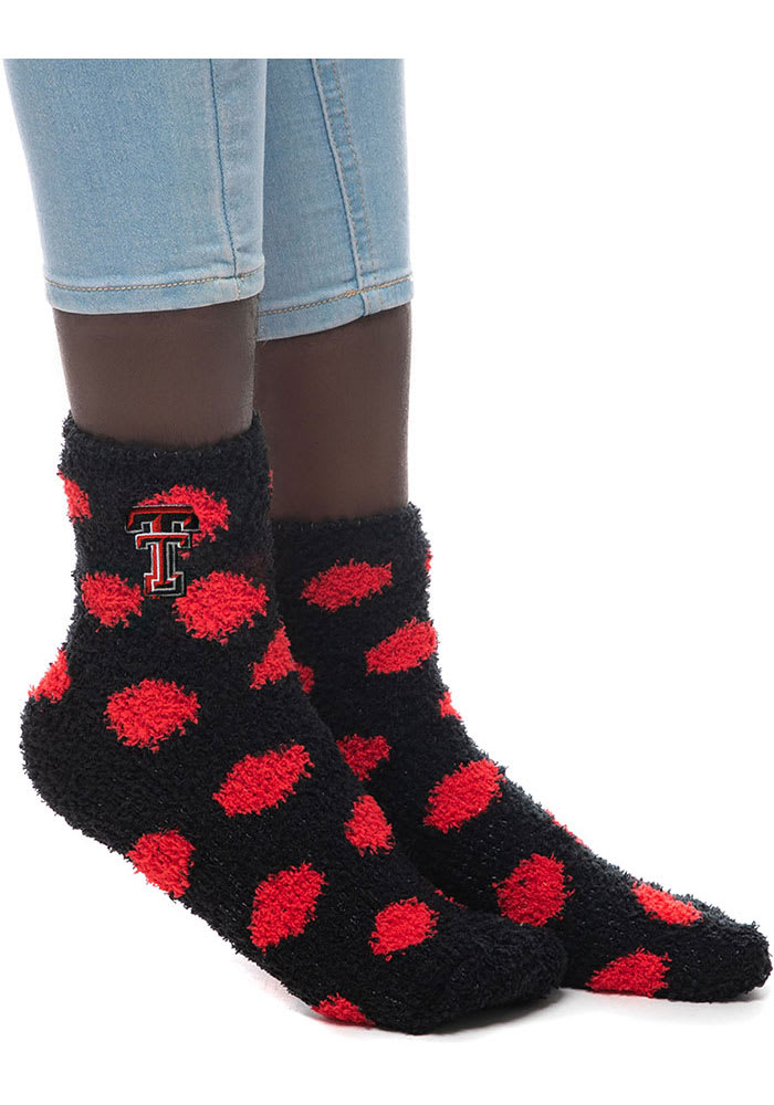 Texas Tech Red Raiders Reverse Polka Youth Quarter Socks