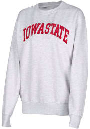 Iowa State Cyclones Womens Grey Sport Crew Sweatshirt