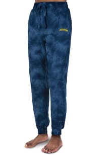 Michigan Wolverines Womens Cloud Dye Navy Blue Sweatpants